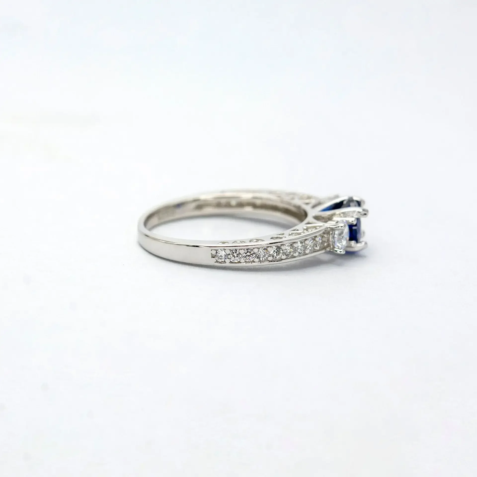 Ювелирные изделия из стерлингового серебра S925 дизайнерское кольцо на шпильке