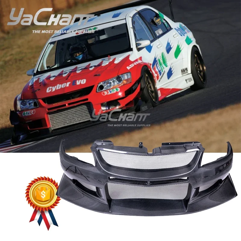 Стильный передний бампер для Mitsubishi Lancer Evolution 8-9 EVO 8 9