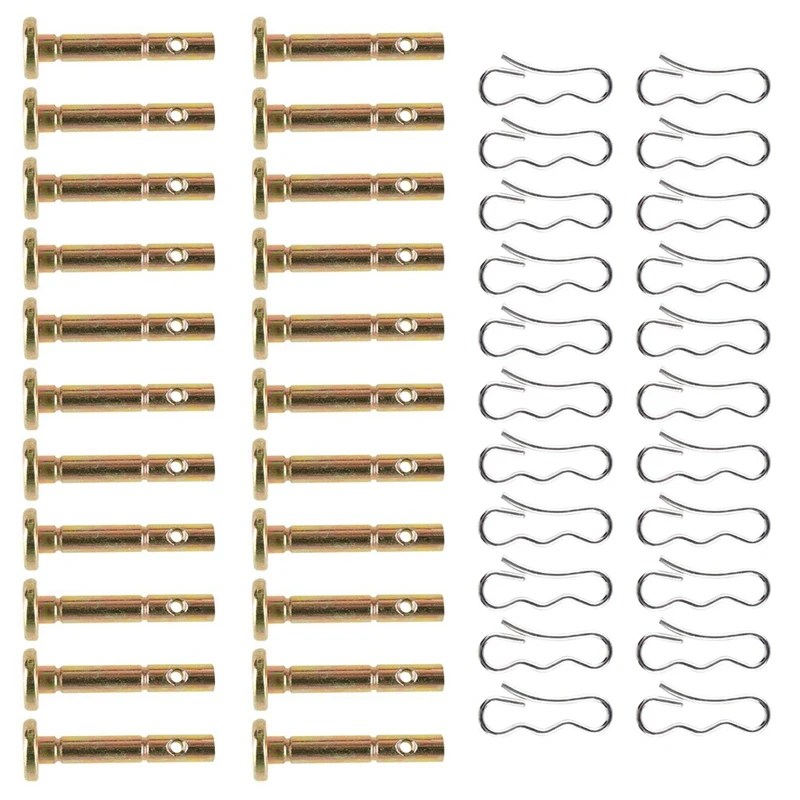 

22 Pcs Shear Pins + 22 Pcs Cotters Pins For Snowblower, For MTD Craftsman Cub Cadet Troy-Bilt Snowblowers