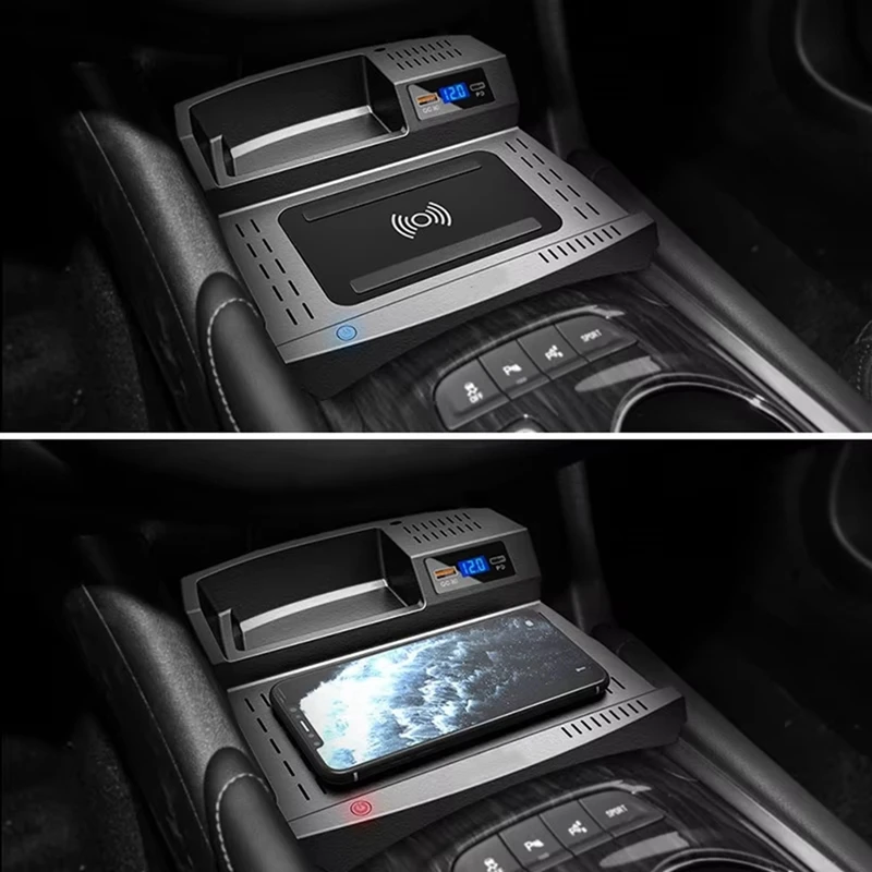 Автомобильное беспроводное зарядное устройство для телефона Chevrolet Malibu 2016-2023