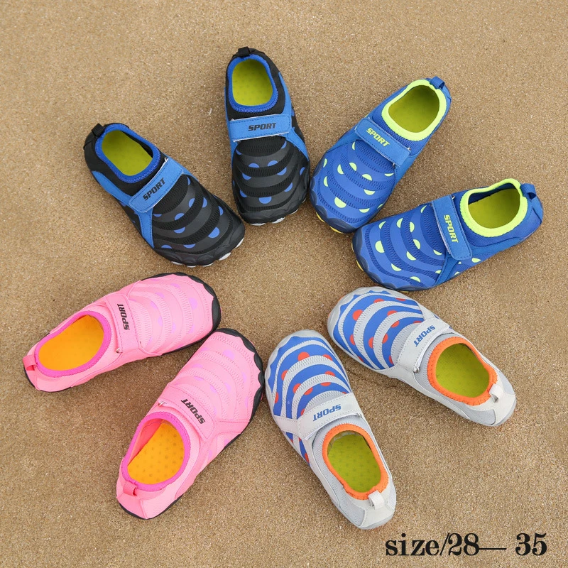 2023 Children Outdoor Beach Play Drift Rowboat Water Park Skating And Swimming Travel On Foot  Rock Climbing Anti-scratch Shoes