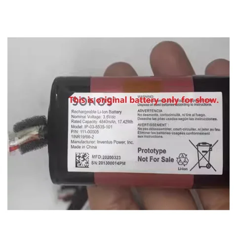 Аккумулятор для динамика SONOS Roam SL, новая литий-ионная аккумуляторная батарея 3,6 В 3,7 В