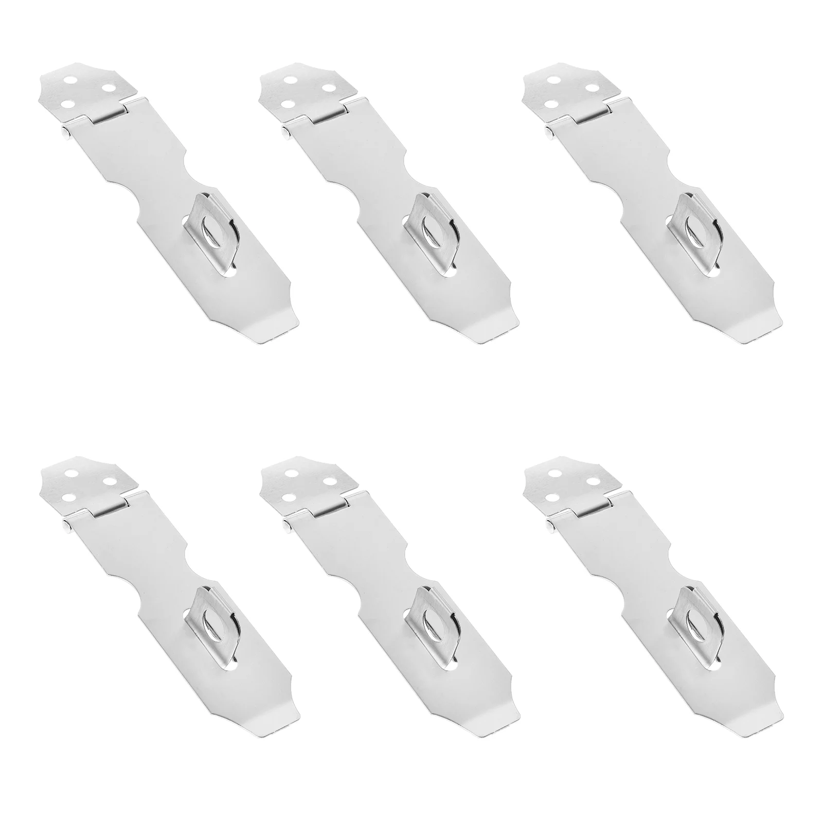

8pcs Lock Hasp Barn Door Latch Shed Hasp Latch Padlock Hasp Barn Door Lock And Latch Accessory