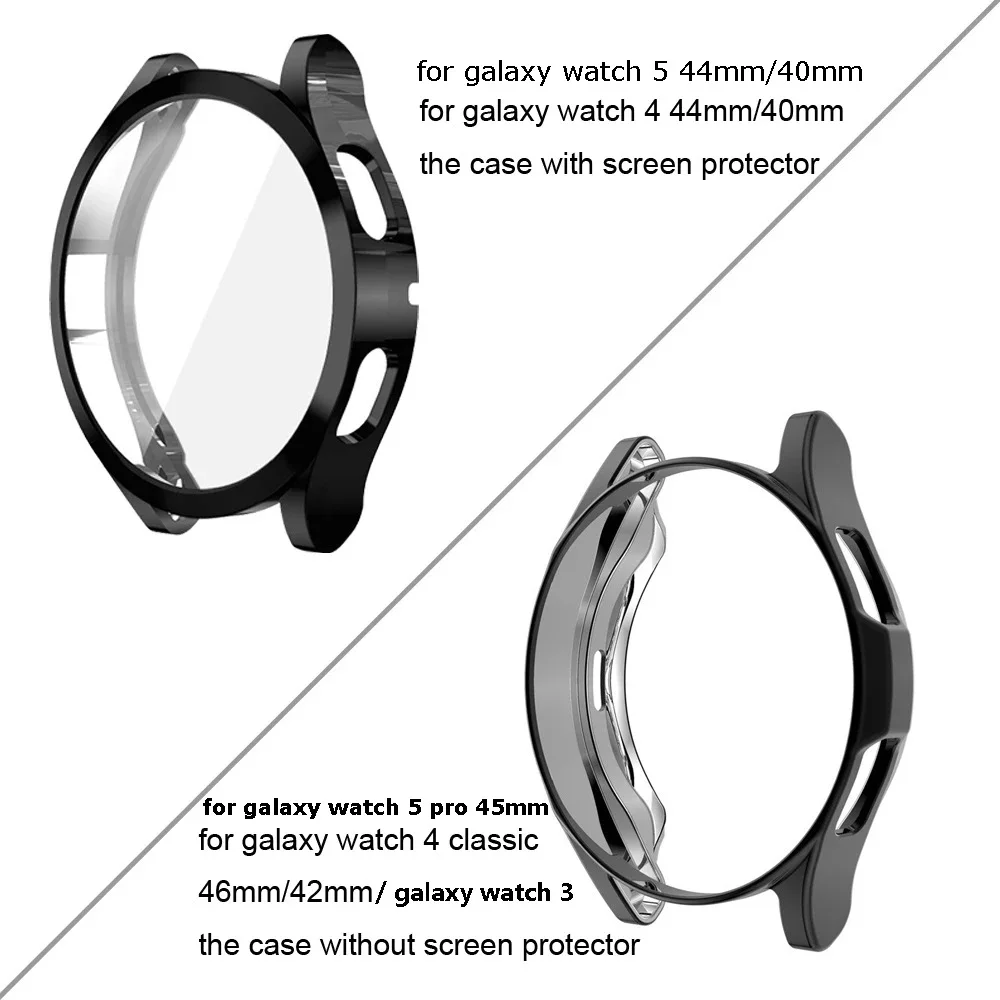 Armor Band for Samsung Galaxy Watch 5 4 44mm 40mm Case+Business Stainless Steel Bracelet Strap For Galaxy Watch 5 Pro 45mm
