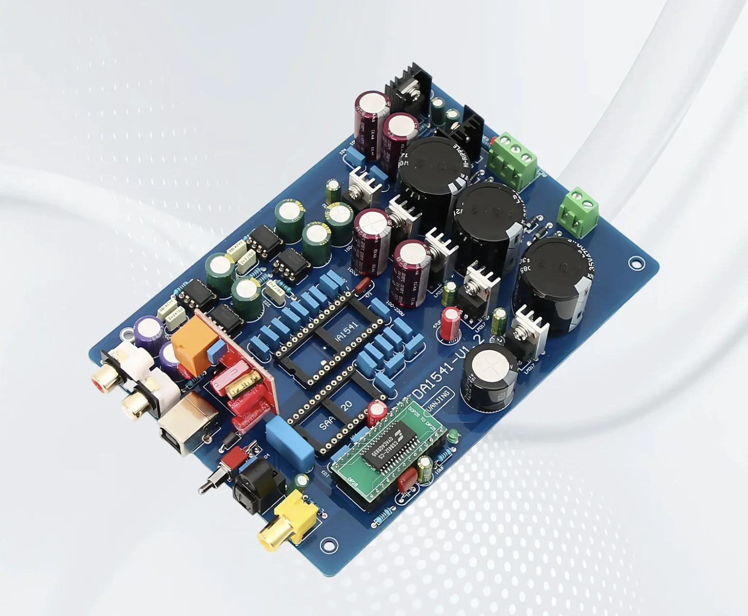 Фото Плата аудиодекодера TDA1541 |   Оптические/коаксиальные/USB-входы, модуль USB CS8412 + NE5534 + PCM2704 №2