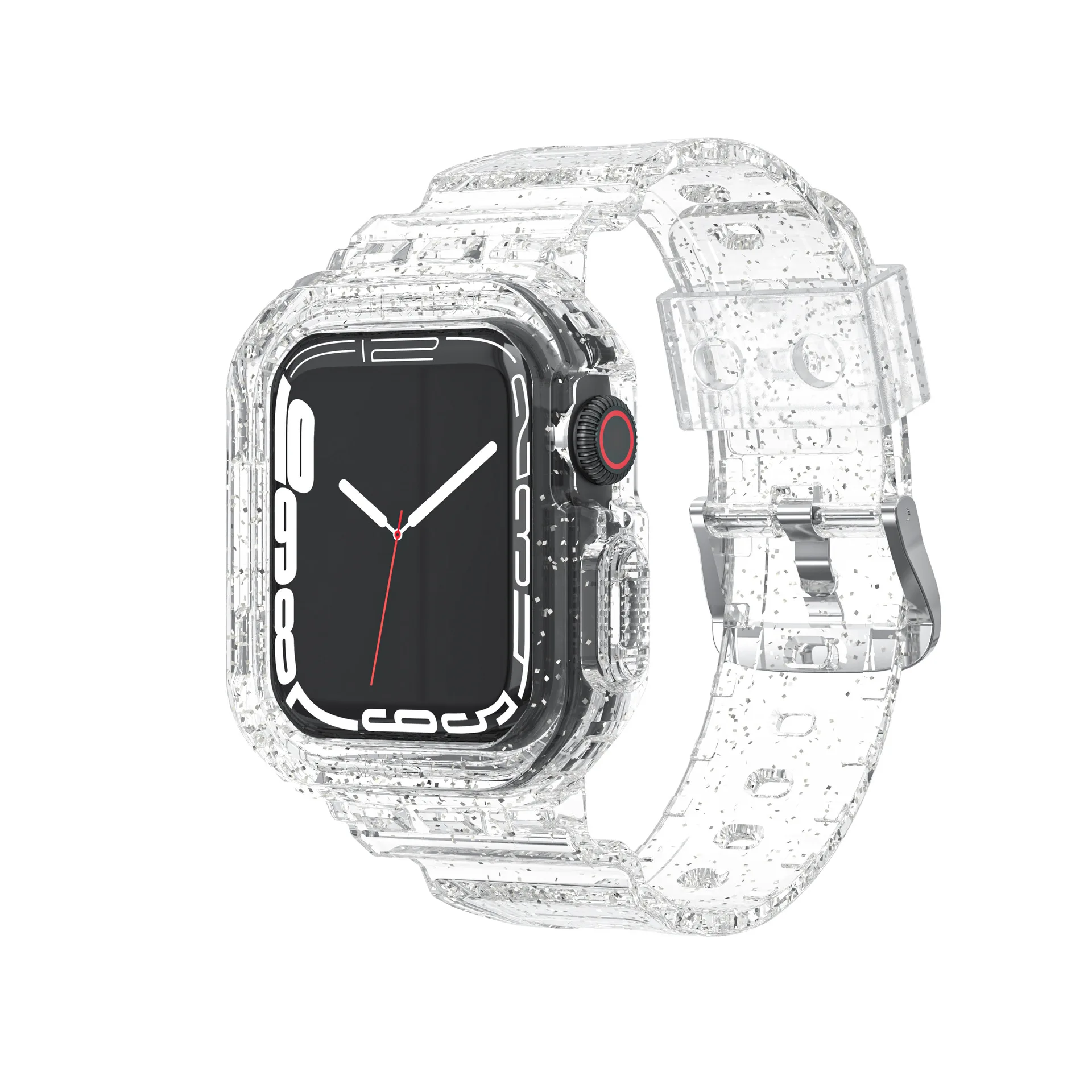 Watch Band Glacier TPU Glitter Apple Integrated Strap enlarge