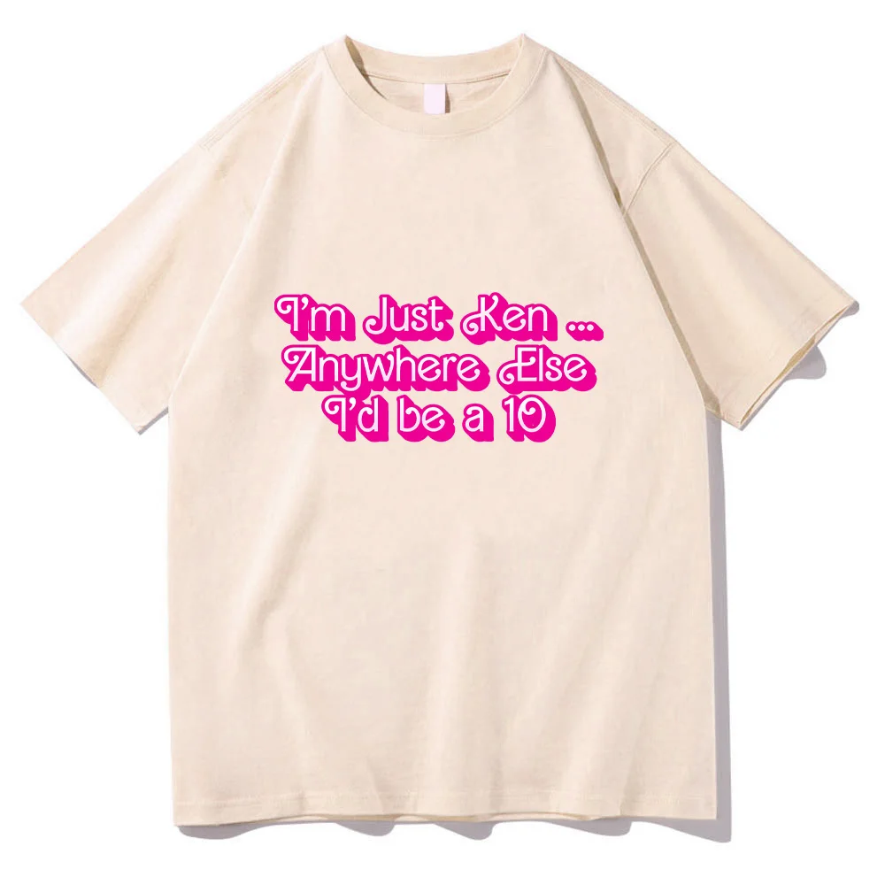 Футболка I'm Just Ken RyanGosling на лето футболка высокого качества Funko Pop хлопковая