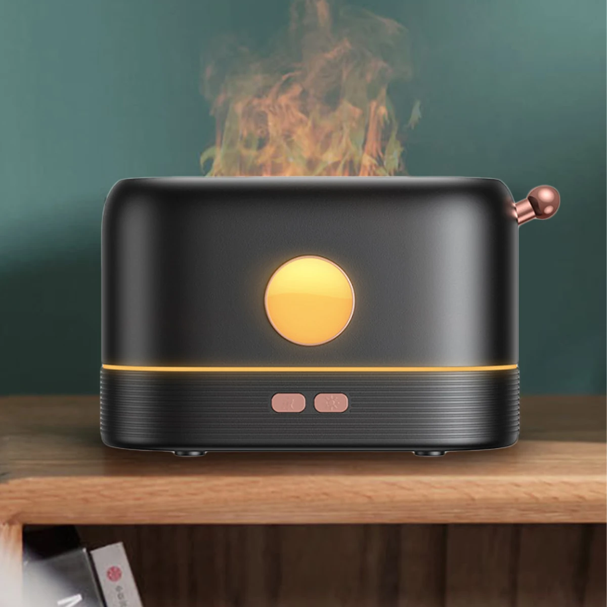 

Увлажнитель-аромадиффузор L Flame бесшумный с зарядкой от USB, 3 цвета