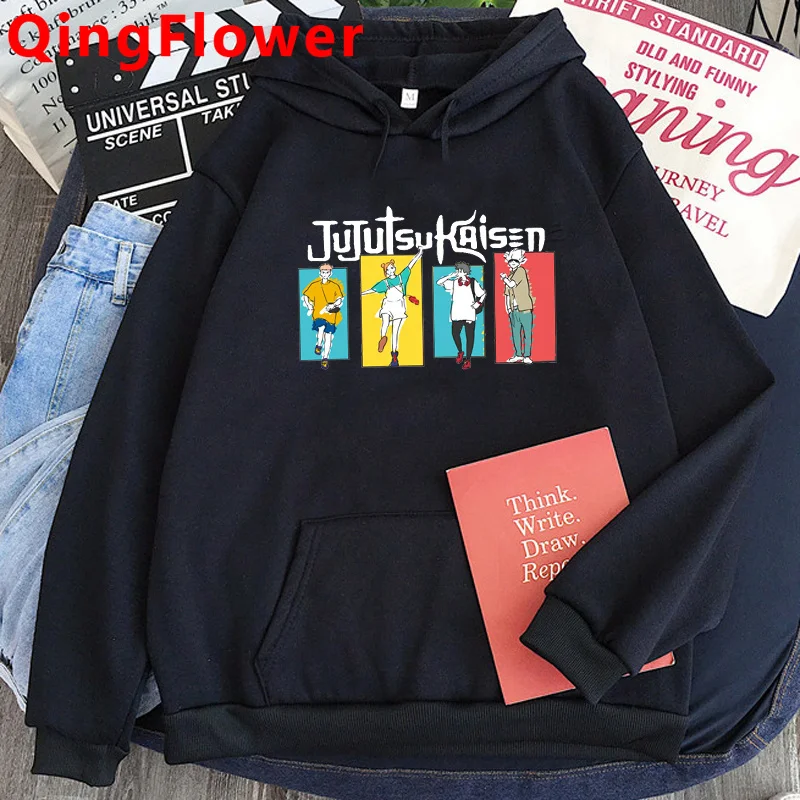 Kawaii Killua аниме Hunter x Hunter Смешные Толстовки Hisoka для мужчин японская манга юютджусу кайсен уличная одежда Свитшот