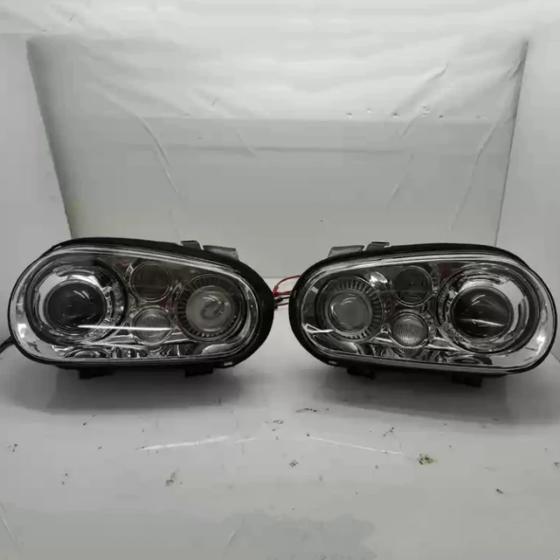 Фото Для Volkswagen VW Golf 4 MK4 модифицированные светодиодные биксеноновые фары с дневными ходовыми огнями и указателями поворота. №5