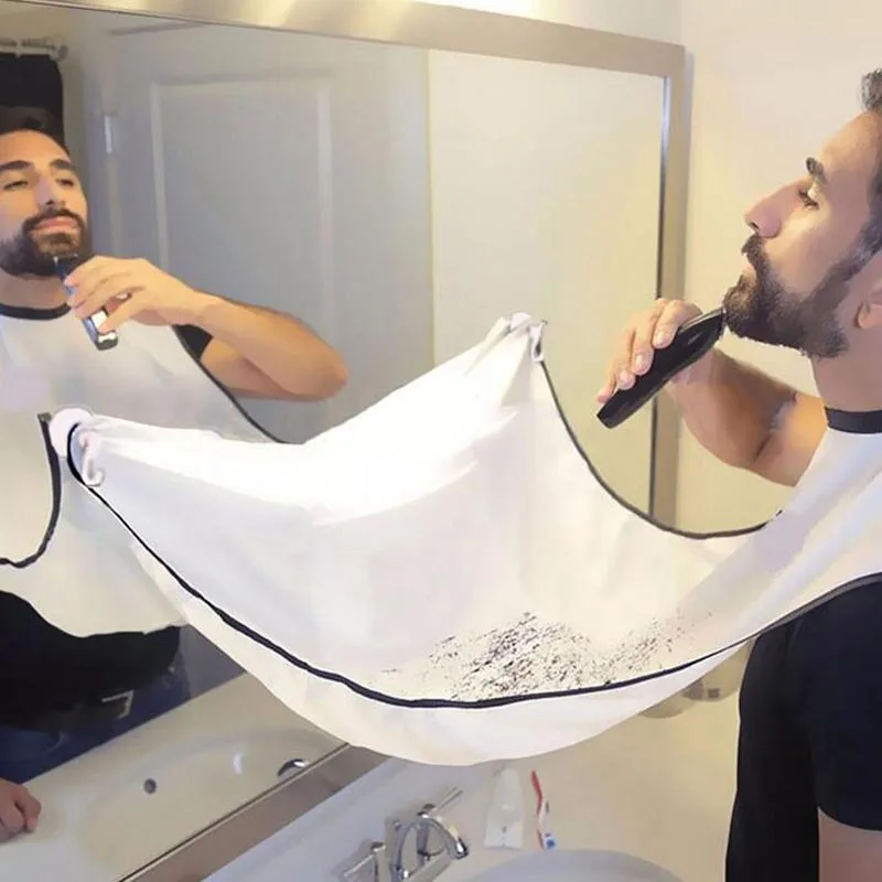 Beard Pogonotomy Apron Care Cleaning Hair Adult Bib Pogonotomy Protection Cloth Shaving Shawl Men's Gift