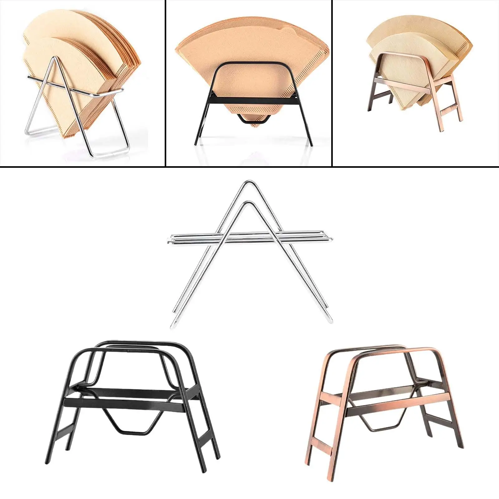 

Coffee Filter Paper Holder, Paper Storage Rack, Reusable Coffee Filter Paper Container Stand