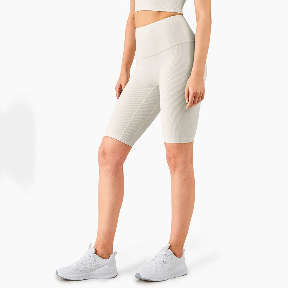 Lulu Naked Feel Gym Workout Fitness Short Women High Waist NO Camel Toe Sport Yoga Short