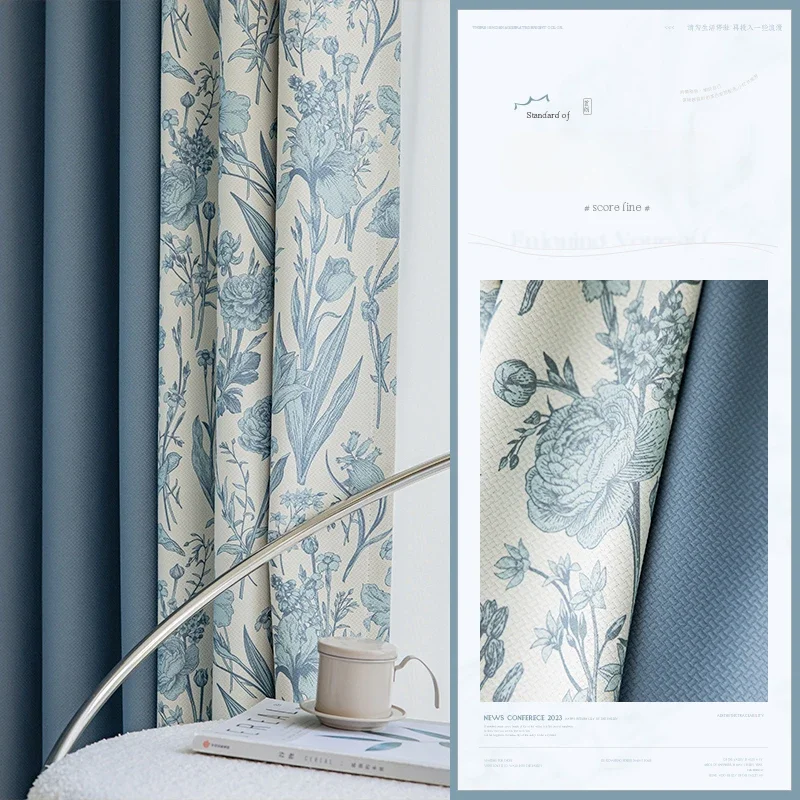 

Ретро шторы из полиэстера для спальни