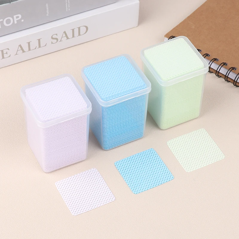 

200 шт., салфетки для удаления клея с ресниц