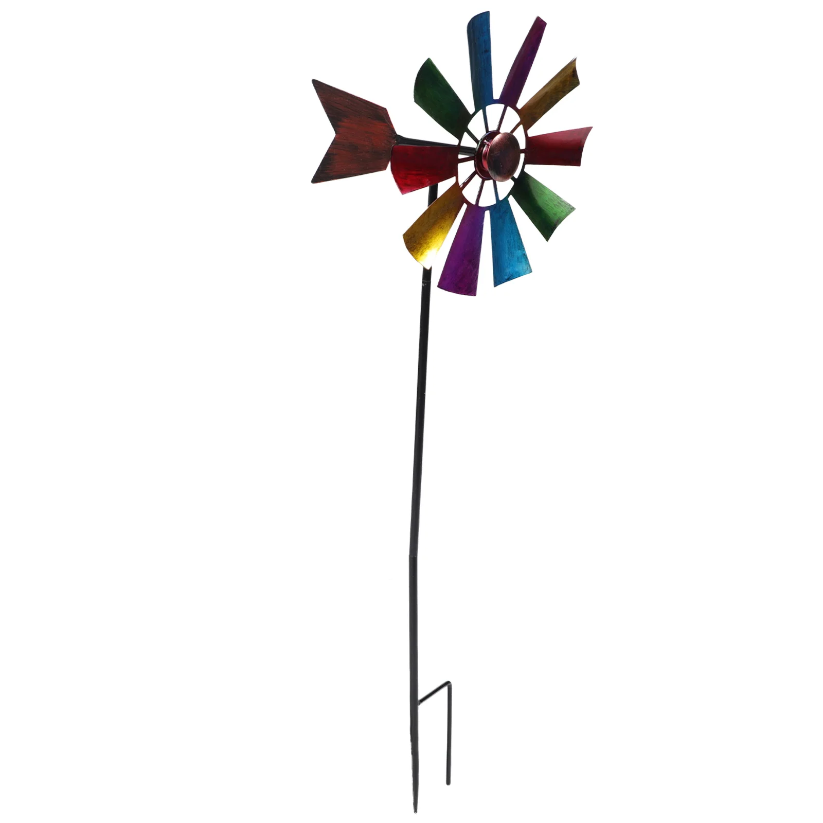 

Wrought Iron Metal Windmill Toddler Outdoor Toys Rotating Windmills Courtyard Decorative Lawn Garden Ornament Pinwheel Child