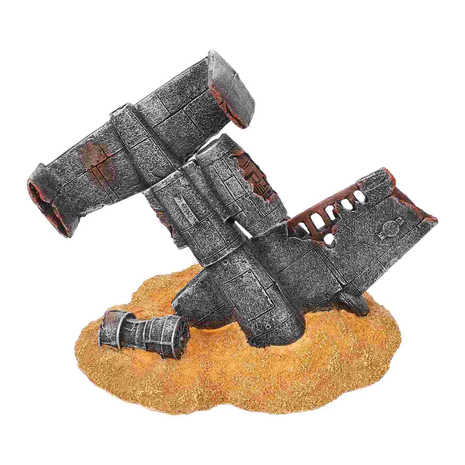

Sunken Fighter Plane Funny Tank Decorations Tank Decorations Aquarium Shipwreck Wreckage Aquarium Decorations