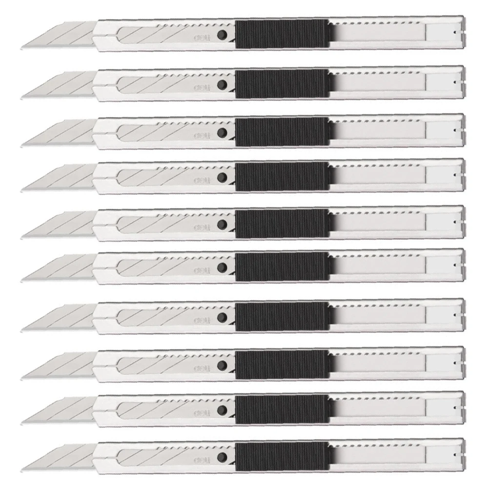 

CNGZSY 10pcs Vinyl Film Cutting Knife Mini Stainless Steel Pocket School Office Stationery Cutter Paper Graphics Diy Knife 10E02