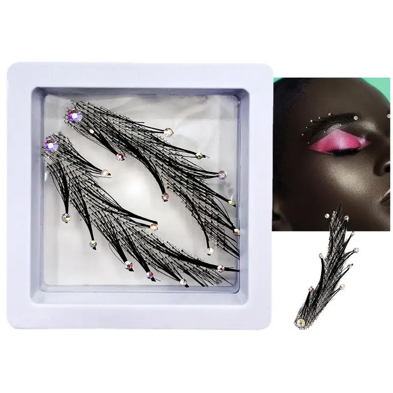 

Fake Eyebrows Handmade Eyebrows Makeup Realistic Crocheted Eyebrows Create A Charming Effect Suitable For Most People Long