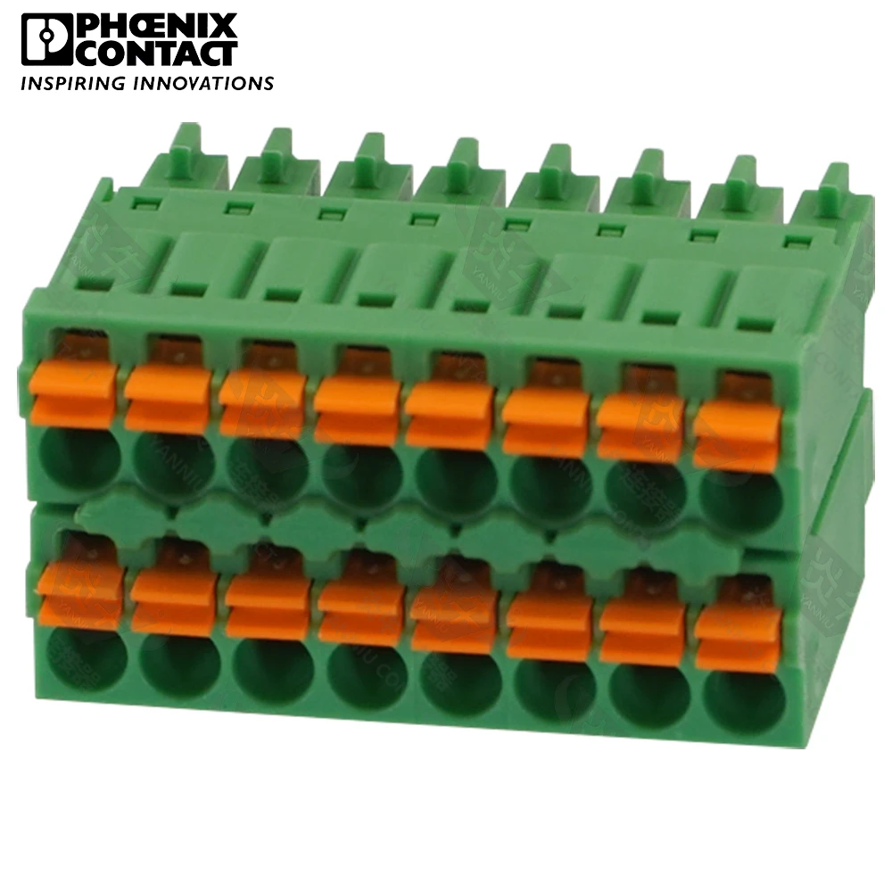 Оригинальный подлинный контактный разъем Phoenix, 1 шт., 3,5 мм, Подключаемая Клеммная колодка PCB, 8 контактов, FMCD 1,5 ST, 3,5, 1738869, 8A, 160 в