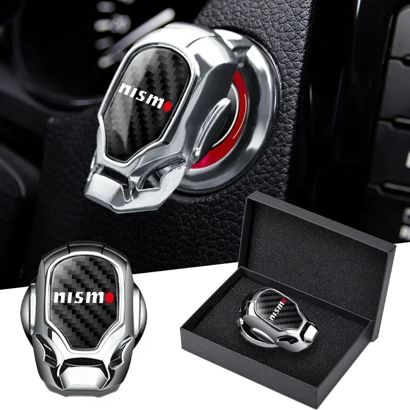 1 шт. автомобильные кнопки запуска в один клик защитный чехол украшение для Nissan