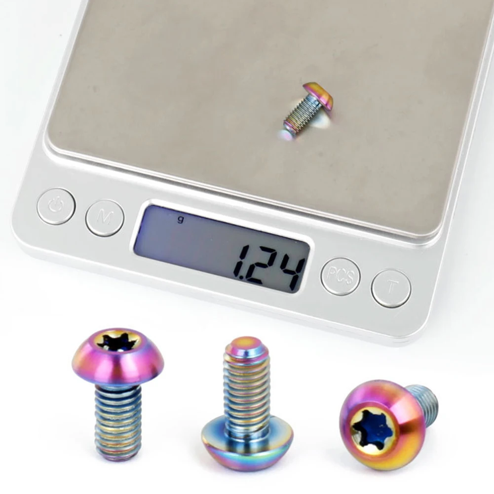 Винт T25 m5x10 мм из титанового сплава болты ротора дискового тормоза для горного и