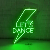 dance neon sign customized shop home wall decor diy led light letter sign personalized business logo custom led neon name signs