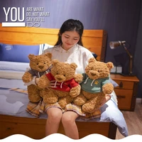 cute teddy bear brian teddy bear plush toys soft stuffed animal plush bear toy ugly cute barcelo bear doll brown sweater bear