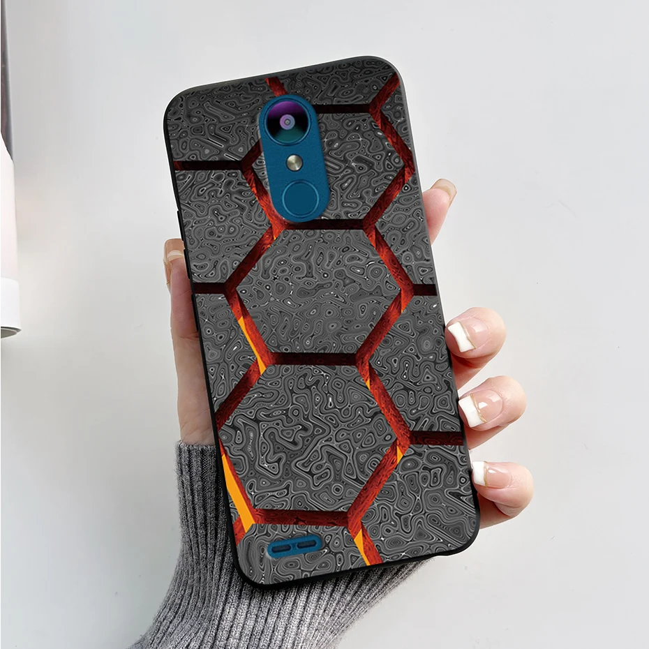 Фото Женская Обложка для LG K9 5,0 дюйма, модная мраморная мягкая женская Обложка для телефона LG K 9 K9 LMX210NMW Coque LGK9 X210, Fundas №4
