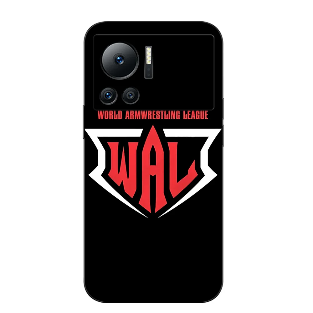 Чехол для infinix note 12 VIP X672 силиконовый чехол телефона черный из ТПУ борьба на руку