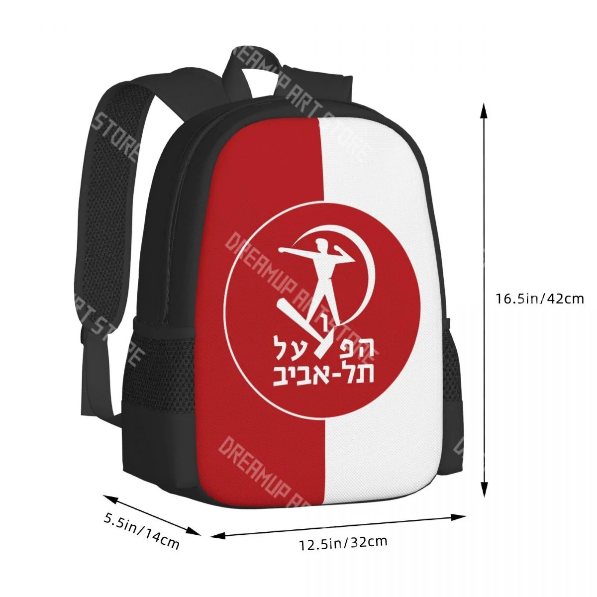 Фото Баскетбольный дорожный рюкзак для ноутбука Hapoel Tel Aviv, сумка для компьютера, школьная сумка для колледжа, подарок для мужчин и женщин №3