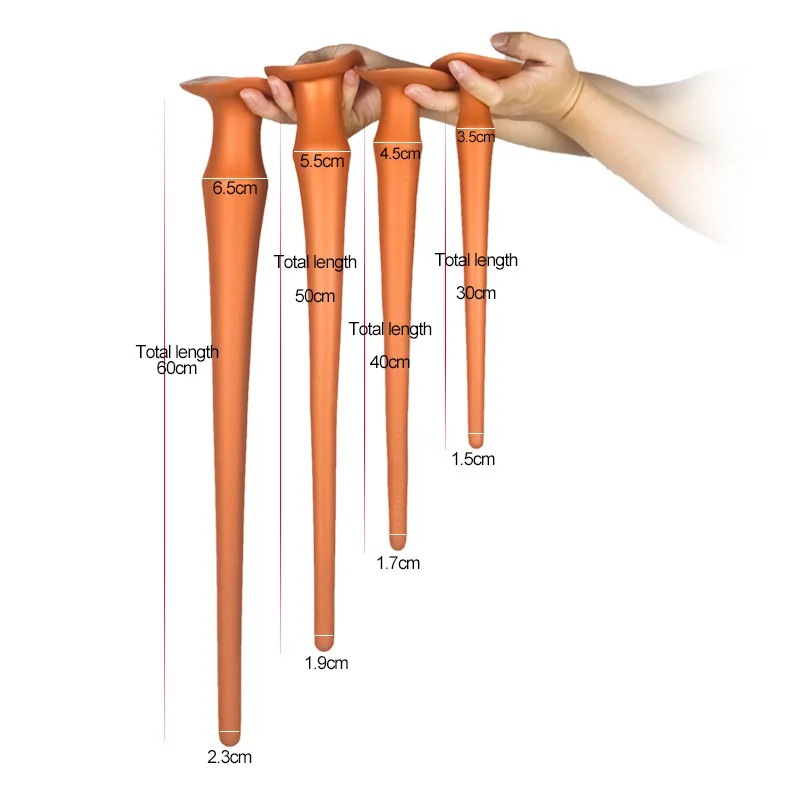 Анальная пробка для взрослых из силикона длиной, расширитель заднего прохода, мастурбатор для вагины, секс-игрушки для взрослых, BDSM, эротические игрушки, секс взрослых.