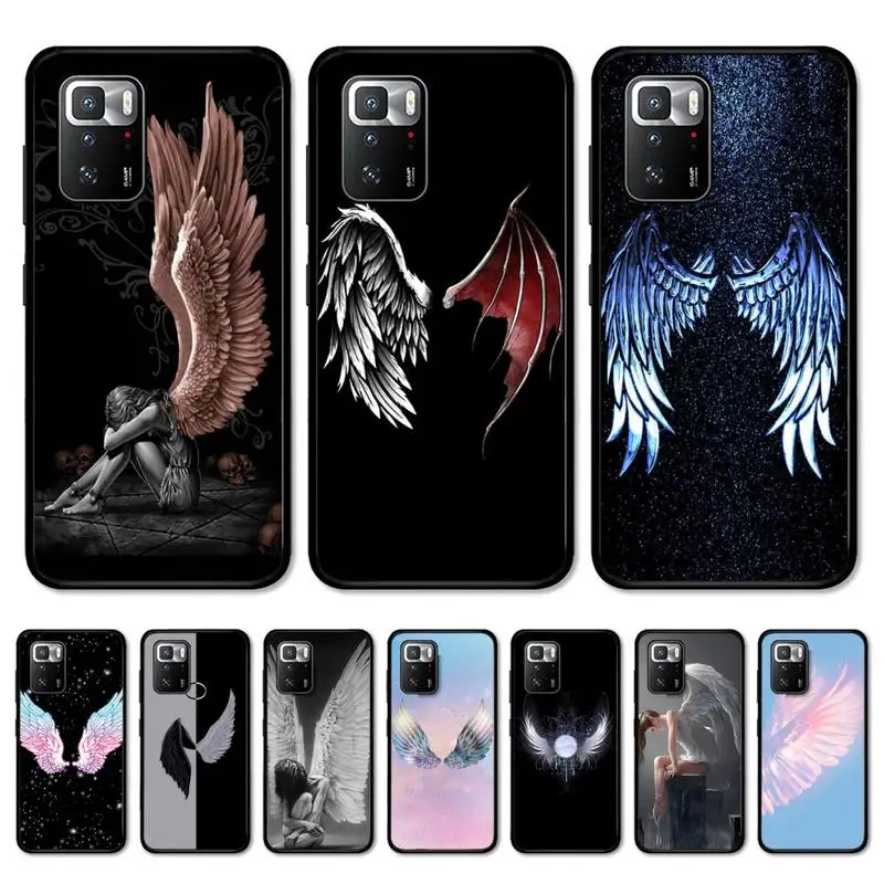 

Angel's wings Phone Case for Redmi 5 6 7 8 9 A 5plus K20 4X S2 GO 6 K30 pro