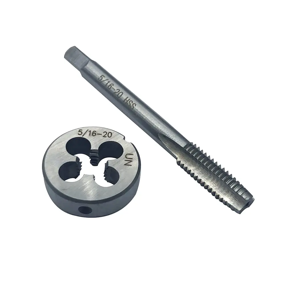 Спиральное сверло с прямой ручкой 5/16 дюйма-36 Φ HSS Tap UNS Machine Thread правая рука и 0 28 мм (4