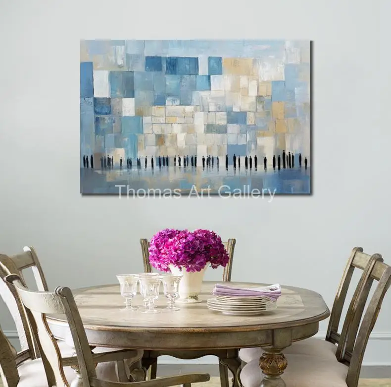 Абстрактная еврейская настенная живопись печать на холсте Китель Иерусалим