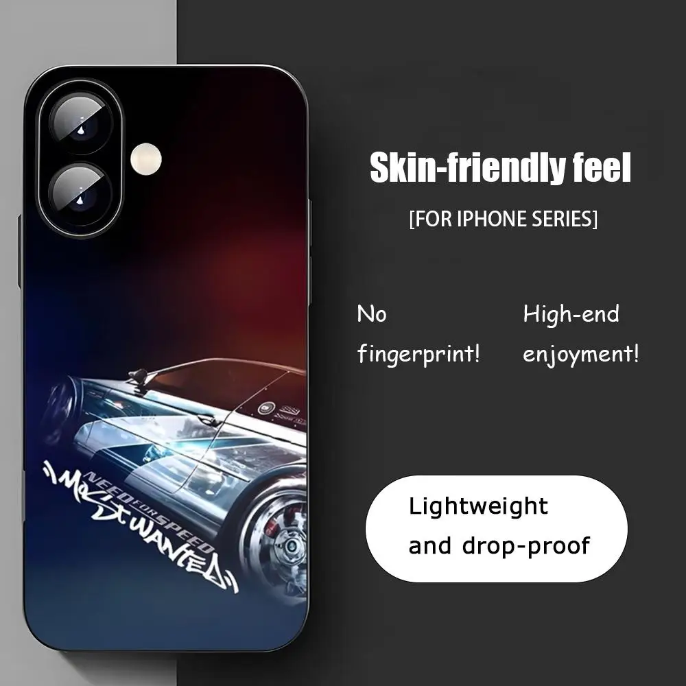 Фото Чехол для телефона Need For S-Speed Racing для iPhone 17 16 15 14 13 12 11 X XR XS 8 Plus Mini Pro Max, мягкий, черный, противоударный №3