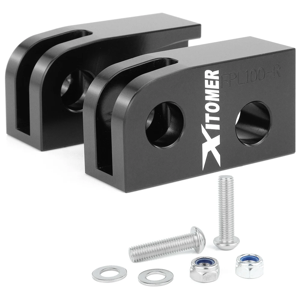 

Подножки для мотоциклистов, пригодные для Kawasaki Ninja 650 EX650 2013-2014 Versys 650 KLE650/LT 2015-2023, комплект для опускания подножек