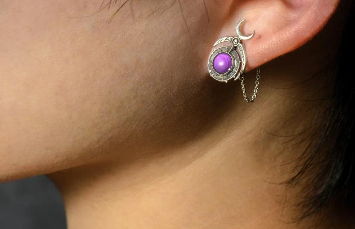 Европа Америка Ретро серебряный цвет украшенный имитацией фиолетового