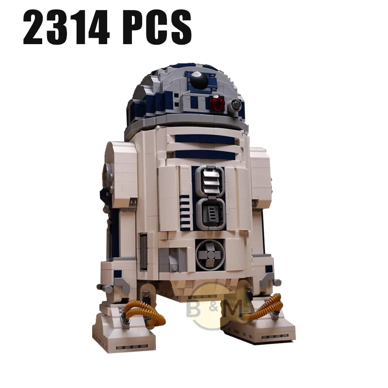 Новинка модель конструктора Space Wars R2D2 BB8 из 2314 деталей самоблокирующиеся Кирпичи