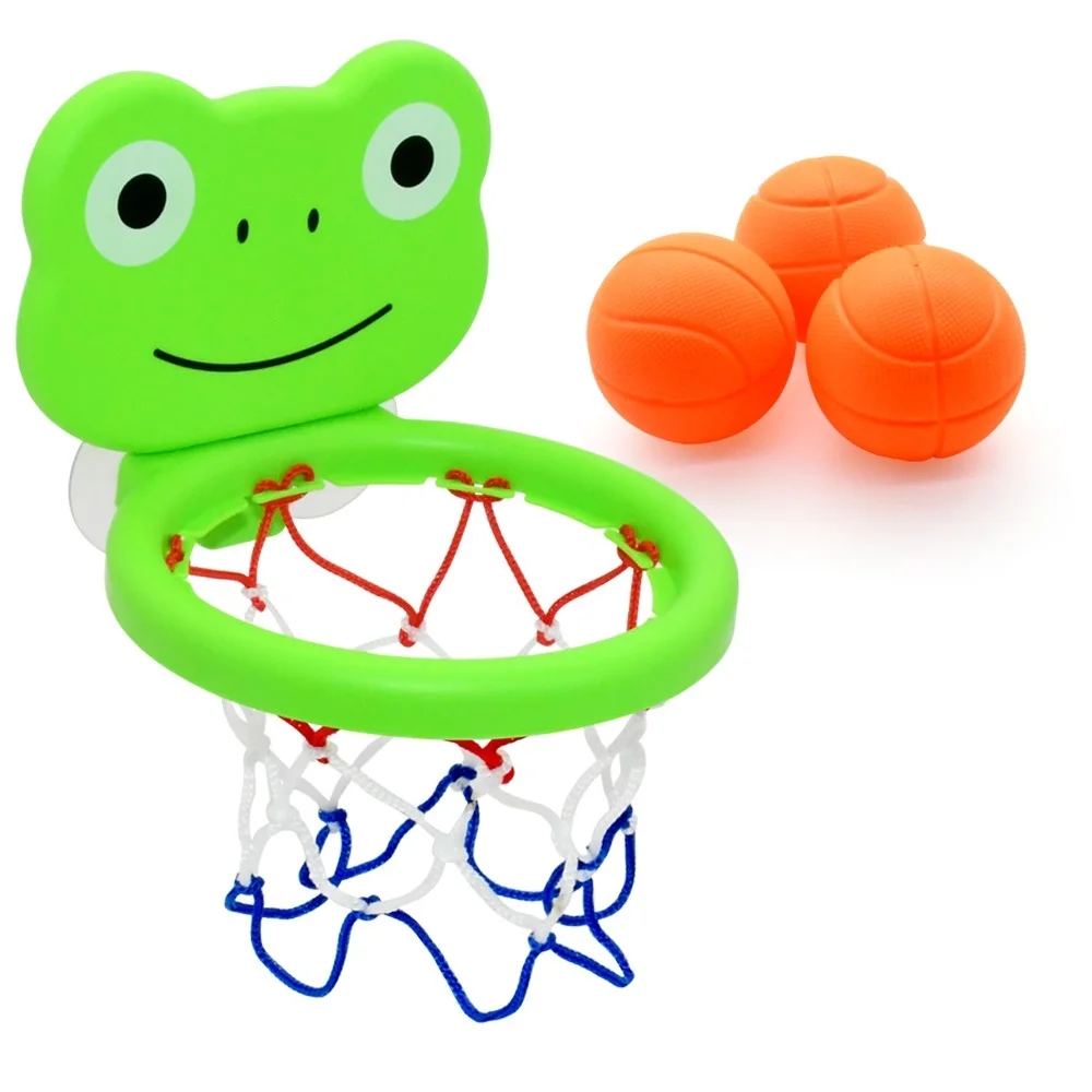 

Baby Kids Mini Shooting Basket Bathtub Water Play Set Basketball Backboard with 3 Balls Funny Shower Bath Fun Toys for Toddlers
