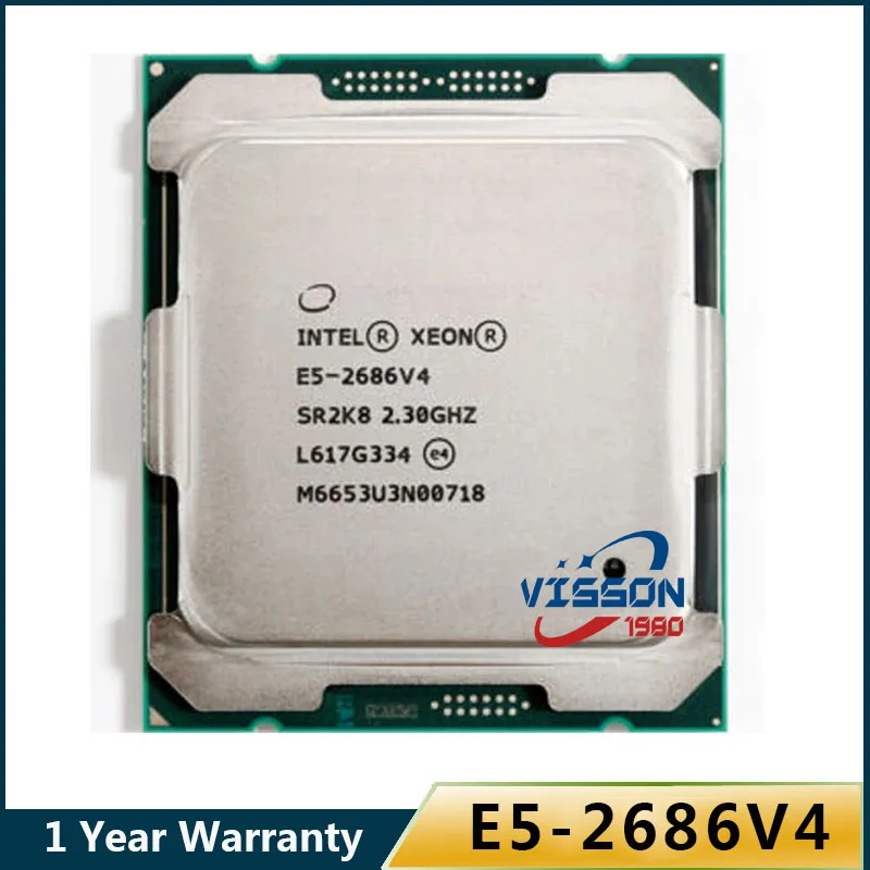 Intel Xeon E5 2686 V4   E5-2686V4  E5-2686 V4 SR2K8 45M LGA2011-3 E5 2686V4 18-Cores 2.3GHz cpu processor