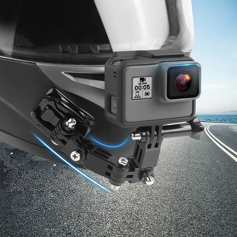 

Full Face Helmet Chin Mount Holder for GoPro Hero 10 9 8 7 6 5 SJCAM Motorcycle Helmet Chin Stand Camera Accessories for Go Pro
