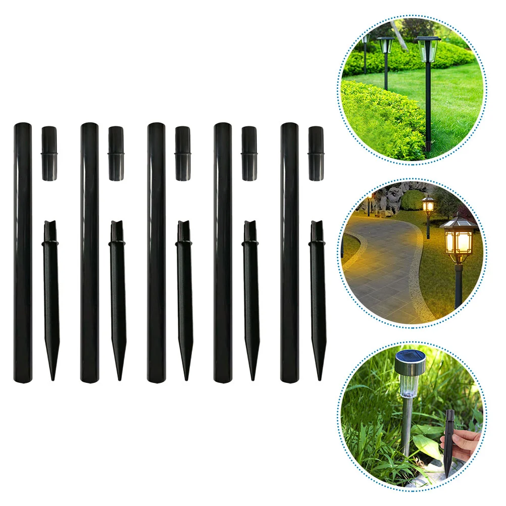 

Floor Lamp Accessories Solar Light Joint Replacement Landscape Spike Parts Ground Rod Plastic Stakes Lights Connectors