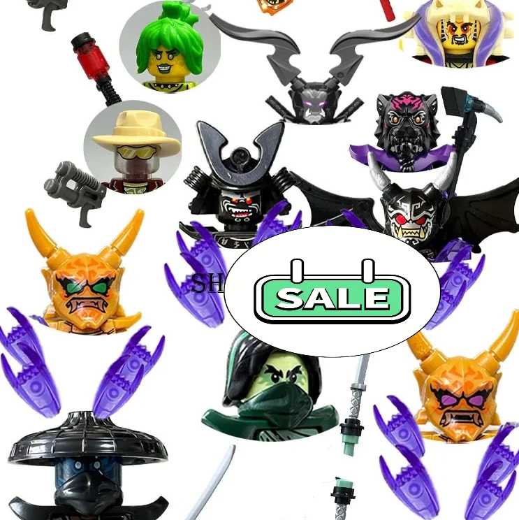 Фото Новая игрушка аниме мультфильм TVBricksDollsNinja Lloyd Garmadon KaiZane jay 95%Building Blocks AssemblingToysModelkids Gifts №1
