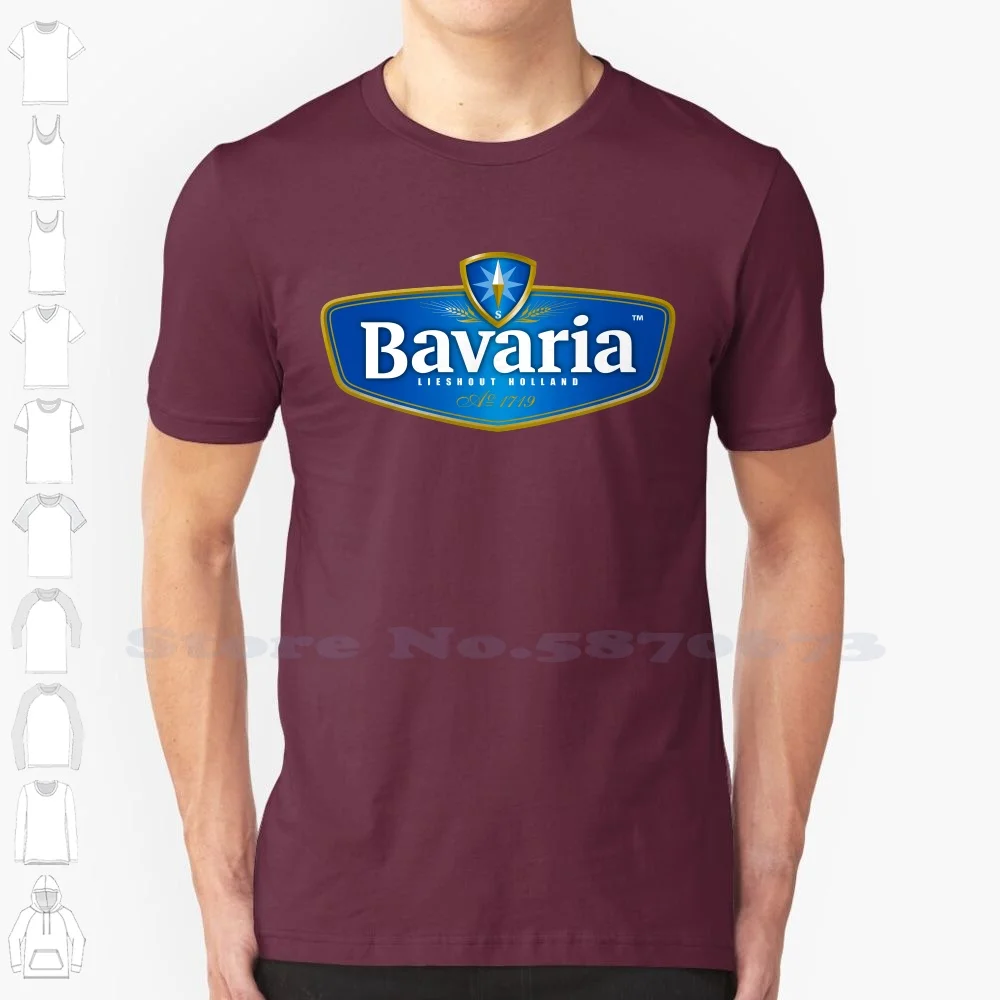 

Bavaria Logo Unisex Clothing 2023 Streetwear Printed Brand Logo T-shirt Graphic Tee
