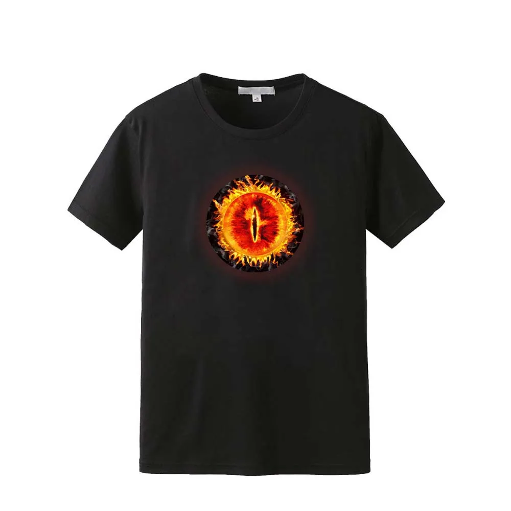 

Family Fitted Parent-Child Outfit Eye of Sauron Lord of Rings LED EL Light Sound Activated Music T-Shirt for Party Birthday Gift