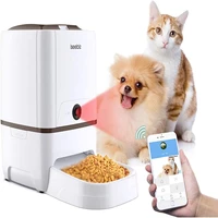 iseebiz automatic feeder large feeders for cats dogs 6l smart dog dispender with camera food vending machine pet supplies