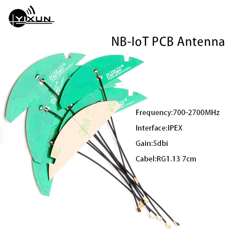 

NB-IoT модуль, внутренняя печатная плата, антенна 2G 3G 4G LTE, интерфейс IPEX IPX U.FL RG1.13, кабель 7 см, 5 дБи, высокий коэффициент усиления 700-2700 МГц