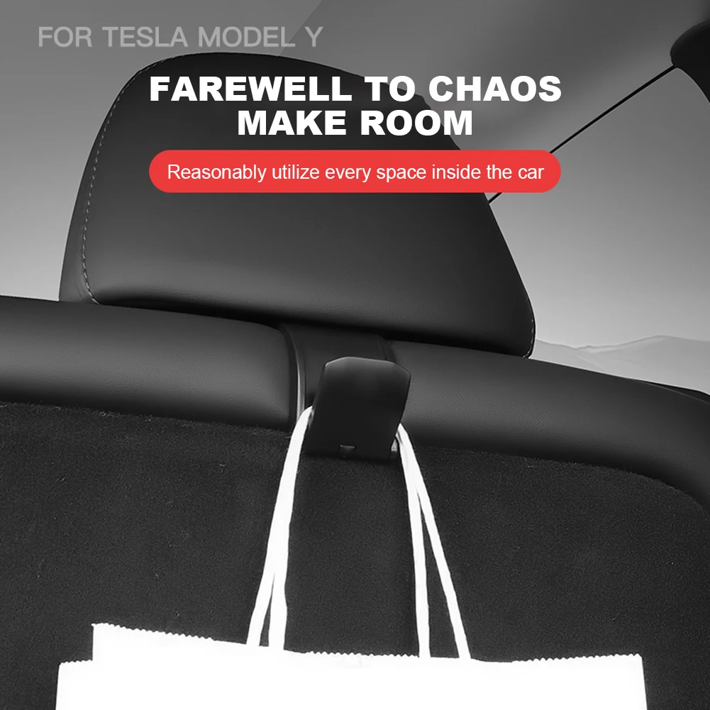 

Крючок на подголовник сиденья автомобиля Tesla, 2 шт.