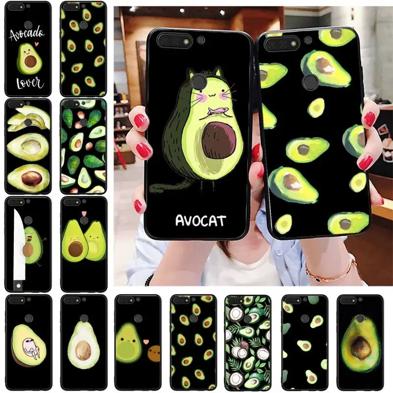 

Fruit Avocado Food Phone Case For Huawei Honor 7X 7A 7C 8A 8C 8X 9X 9A 10i 20i 20S 20lite 6A 6C